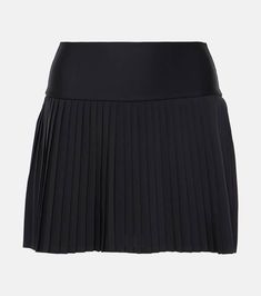 Find ALO Grand Slam Pleated Tennis Skirt on Editorialist. Material: 92% polyester, 8% elastane. Care instructions: machine wash at 30 degrees. Made in Vietnam. Designer color name: Black. Black Elastane Lined Mini Skirt, Black Lined Mini Skirt In Elastane, Black 4-way Stretch Skirt For Spring, Black Stretch Pleated Short Skirt, Black Elastane Lined Skirt, Black Lined Skirt In Elastane, Stretch Elastane Skirted Swim Skirt, Stretch Elastane Swim Skirt, Stretch Elastane Lined Swim Skirt