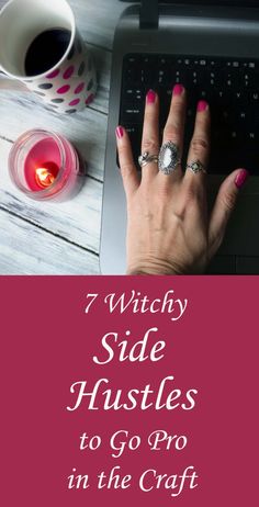 Want to start up a witchy side hustle? Check out these 7 ideas to go pro in the Craft. Witchy Diy, Witchcraft Shop, Wiccan Crafts, Pagan Crafts, Magic Crafts, Witchy Tips, Witch Diy, Witchcraft For Beginners, Witchy Crafts