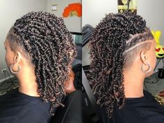 Protective Styles With Shaved Sides, Crochet Mohawk Hairstyle Shaved Sides, Two Strand Twist With Shaved Sides, Crochet Braids With Shaved Sides Short, Boho Braids Shaved Sides, Braid Styles With Shaved Sides, Crochet Braid Styles With Shaved Sides, Braids With Tapered Sides And Back