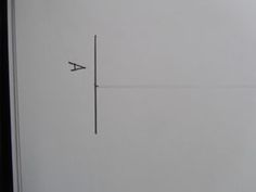 an arrow is shown on the side of a white wall with lines going through it