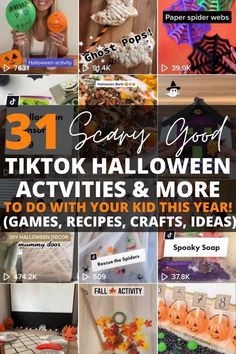 31 easy halloween tiktok activities and more to do with your kids this year