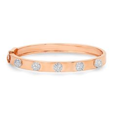 How juicy are those diamond-covered orbs?! They create such a unique silhouette and elevate youre stacks to an edgier and more polished look. Available in 14k yellow, rose or white gold 1.00ctw diamonds By Eriness Rose Gold Diamond Bracelet With Round Cut Diamond Accents, Rose Gold Diamond Bracelet With Round Cut Accents, Rose Gold Stackable Diamond Bracelet, Sparkling Diamond Bracelets In Rose Gold, Polished Look, Gold Color, Product Launch, Fine Jewelry, Rose Gold