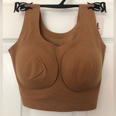 Dark Tan Colored True & Co True Body Lift Full Cup Scoop Bralette. Removable Padding. Thick Non Adjustable Straps. Lifts Up To 1”. Stretchy, Comfortable, No Show Fit. Size Xs. New With Tags. Feel Free To Ask Questions Or Make Me An Offer!! Fitted Seamless Brown Bra, Fitted Beige Sports Bra With Built-in Bra, Fitted Full Coverage Beige Sports Bra, Beige Fitted Full Coverage Sports Bra, Fitted Full Coverage Brown Bra, Fitted Brown Full Coverage Bra, Fitted Beige Sports Bra With Removable Pads, Dark Tan, Tan Color