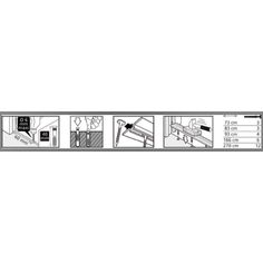 the instructions for how to install an automatic door handle on a sliding glass door, with pictures