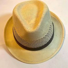 Enper Cowboy Woven Straw Unisex Hat, Reinforced With Straw-Colored Coating., Fabric Lining, Leather Strap Detail, Made In Mexico Nwot Great Preowned Condition Normal Wear 1881 Approximate Measurements In Photos Beige Panama Hat For Outdoor With Short Brim, Beige Panama Hat With Short Brim For Outdoor, Casual Beige Fedora For Outdoor, Casual Cream Fedora With Curved Brim, Casual Cream Fedora Panama Hat, Cream Straw Hat With Short Brim For Outdoor, Cream Fedora Sun Hat For Outdoor, Cream Brimmed Hat For Travel, Cream Brimmed Fedora One Size Fits Most