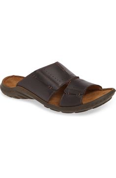 Josef Seibel 'Logan 21' Slide Sandal (Men) | Nordstrom Mens Slide Sandals, Men Sandals, Prom Looks, Josef Seibel, Birkenstock Arizona, Men Looks, Mens Sandals, Slide Sandals, Birkenstock