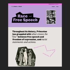 the website for race and free speech, which includes information on how to use it