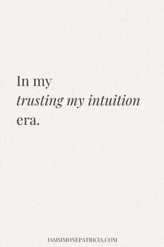 the words are written in black and white on a sheet of paper that says, i'm my trusting my institution era