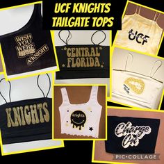 Custom tailgate tops and tube tops College Tops, College Tailgating, Ucf Knights, Custom Top, Tube Tops, Star Top, Custom Shirt, Top Photo, Fort Lauderdale