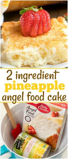 there are two different types of pineapple angel food cake