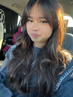 Sheer Bangs, Pretty Asian Hair, Haircut Layers And Bangs, Bangs Haircut For Round Face, Short To Long Bangs, Wispy Bangs Inspiration, Small Wispy Bangs, Wispy Bangs With Layers Round Face