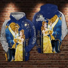 Princess Hoodie, Beast Movie, The Beast Movie, Beauty And The Beast Movie, Belle Disney, Disney Hoodies, Disney Beauty And The Beast, 3d Hoodie, Disney Gifts