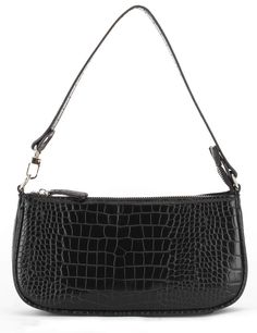 PRICES MAY VARY. CHIC RETRO STYLE: Inspired by 90s styles, underarm bag with crocodile effect pattern is the latest style in this season, the IBIZA VIBE faux leather crocodile texture shoulder bag decorated with silver-tone metal hardware gives the handbag a luxurious look, smart design with Semi detachable flat top handle QUALITY MATERIAL: The IBIZA VIBE small shoulder bag for women is made of quality PU leather with fabric lining, decorated with durable silver-tone metal hardware MEASUREMENT: Cheap Casual Rectangular Baguette Bag, Cheap Formal Baguette Bag With Zipper, Affordable Simple Rectangular Baguette Bag, Cheap Rectangular Baguette Bag, Cheap Faux Leather Shoulder Bag With Metal Hardware, Cheap Elegant Baguette Shoulder Bag, Crocodile Purse, Concealed Carry Handbags, Purse Trends