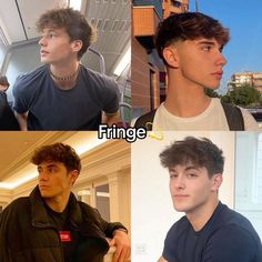 Fringe Men, Mens Haircuts Straight Hair, Taper Fade Short Hair, Boys Haircut Styles, Young Men Haircuts, Fade Haircut Curly Hair, S Haircut