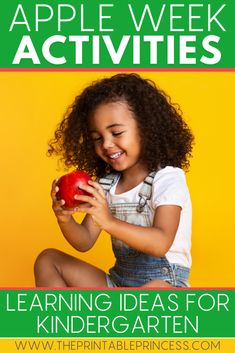 Learning Activities For Kindergarten, Apple Center, Apple Week, Number Recognition Activities, Preschool Cooking, Ideas For Kindergarten, Apple Math, Apple Snacks, Explorers Activities