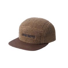 Our traditional 5-panel camper hat, body in PolarTec fleece and brim in twill. JANE MOTO embroidered on the front panel. Made in Queens. Winter Snapback Hat For Outdoor Activities, Winter Brown Flat Bill Baseball Cap, Winter Hats For Outdoor Activities With Flat Bill, Brown 5-panel Baseball Cap For Camping, Winter Flat Bill Hats For Outdoor Activities, Winter 5-panel Snapback Hat For Outdoor, Winter Streetwear Baseball Cap With Short Brim, Winter Outdoor 5-panel Snapback Hat, Winter Outdoor Snapback Hat With Flat Bill