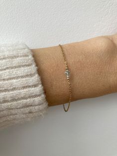 Aquamarine Bracelet. Minimalist Bracelet. March Birthstone - Etsy Cyprus Dainty 14k Gold Birthstone Chain Bracelet, Dainty Bracelets With May Birthstone For Everyday, Minimalist Birthstone Bracelets For Everyday, Dainty Everyday Birthstone Bracelets, Dainty Rose Gold Bracelets With Birthstone, Minimalist Everyday Birthstone Bracelets, Dainty Rose Gold Birthstone Bracelets, Everyday Minimalist Birthstone Bracelets, Minimalist 14k Gold Filled Bracelets With Birthstone