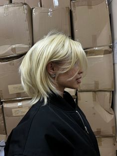 Messy Blonde Bob, Lost In The Sauce, Blonde Bobs, The Sauce, Short Blonde Hair, Hair Journey, Blonde Bob, Aesthetic Hair, Pretty Hairstyles