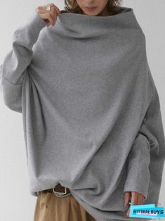 Casual Long Sleeve Hoodies & Sweatshirts is fashionable and cheap, come to Anniecloth to find out about the Clothing Batwing Sleeve, Ponchos, Long Sleeve Sweatshirts, Sleeve Cotton, Long Sleeve Hoodie, Stand Collar, T Shirt Top, Types Of Sleeves, Turtle Neck