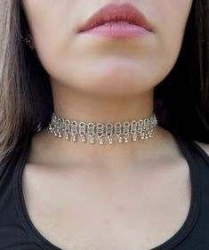 "Choker Necklace, Metal Choker Necklace, Bohemian Choker Necklace, Boho Collar Choker, Link Chain Choker, Boho Necklace, Fashion Jewelry. ❤ BUY ANY 2 ITEMS ANS GET 15% OFF!! (USE COUPON CODE '15OFF') ❤ ❤ BUY ANY 4 ITEMS ANS GET 20% OFF!! (USE COUPON CODE '20OFF') ❤ ❤ BUY ANY 6 ITEMS AND GET 25% OFF!! ((USE COUPON CODE '25OFF') ❤ Complete any outfit with this gorgeous fashionable and trendy link chain choker necklace ! Made from Zinc Alloy lead and nickel free. Choker length: 12 inches + 2 inch e Bohemian Choker Necklace, Metal Choker Necklace, Metal Choker, Collar Choker, India Jewelry, Oxidised Jewellery, Necklace Fashion, Chain Choker Necklace, Choker Collar