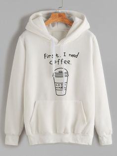 I Need Coffee, Sweat Women, Stylish Hoodies, Trendy Hoodies, Need Coffee, Maroon 5, Cute Sweatshirts, Style Hoodie, Hooded Pullover