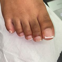 Bae Birthday, French Tip Toes, Nails And Toes, Fall Toe Nails, French Toes, Diy Pedicure, French Pedicure, Pedicure Ideas