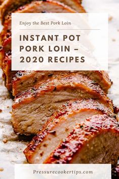 instant pot pork loin with text overlay