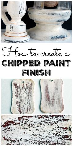 how to create a chipped paint finish