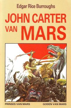 a book cover for john cartter van mars