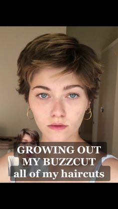 Haircuts For Growing Out Buzzcut, Haircuts For Growing Out Shaved Head, Buzz Hairstyle Women, Buzzcut Fashion Women, Growing Out Shaved Head Women, Hair Growth Buzzcut, 3 Month Buzzcut Growth, Buzzcut With Bandana, Growing Out Hair Hairstyles