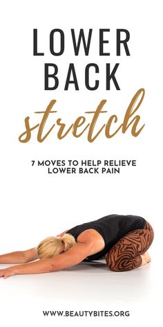 the lower back stretch is an easy and effective way to reduce back pain from stretching