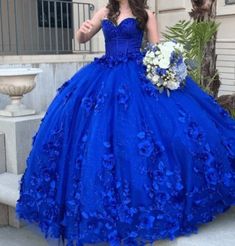 Sweet 16 Dresses Royal Blue Quinceanera Dresses Lace Ball Gown Style · MychicDress · Online Store Powered by Storenvy Royal Blue Quiencera Dresses, Royal Blue Quince Dress, Blue Quince Dress, Royal Blue Ball Gown, Royal Blue Quinceanera Dresses, Quince Planning, Blue Quinceanera Dresses, Royal Blue Quince, Royal Blue Quinceanera