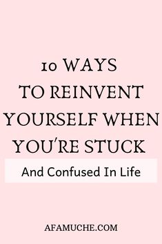 Feeling stuck? Want to reinvent yourself? Want to know how to reinvent your life? Want to have a totally new and exciting life? Then keep reading this ultimate guide on how to completely reinvent yourself! How To Improve My Life, Plan Your Life Quotes, Remothering Yourself, How To Fix Yourself, Steps To Improve Your Life, Transform My Life, How To Rebuild Your Life, How To Upgrade Your Life, How To Refocus Your Life