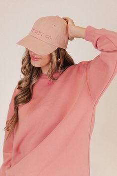 Introducing the first ever Ivy MERCH! We've poured our hearts and souls into these darling hats and hope you love them as much as we do! Available in our signature Ivy pink and a beautiful shade of sage, featuring our classic embroidered logo. And did we mention there's a matching mini version?! Pink Fitted Hat With Curved Brim, Pink Everyday Hat For Spring, Pink Curved Brim Baseball Cap For Everyday, Pink Adjustable Baseball Cap For Everyday, Pink Adjustable Baseball Cap, Pink Everyday Baseball Cap, Pink Dad Hat With Embroidered Logo, One Size, City Woman, Heart Soul