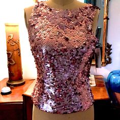 Gorgeous New With Tags, Pink Sequin Top By “Js Boutique“ , Size Medium. No Zipper, Stretchy Fabric. All Fabric Info In Photos.Pit-Pit Across Front Is 17 Inches. Shoulder To Hem Is 20 1/2 Inches. Shoulder To Shoulder Across Back Is 13 Inches. Bottom Hem, Lying Flat , Side To Side Is 17 1/2 Inches. Waist Is About 15 1/2 Inches, But Has Some Stretch. Absolutely Fabulous For Casual Or Super-Duper Dress Up Party Time! Thank You So Much For Looking! Pink Sequin Top, Dressup Party, Stretch Top, Absolutely Fabulous, Pink Sequin, Sequin Top, Party Time, Dress Up, Boutique