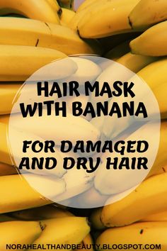 Dry Hair Mask, Hair Masks For Dry Damaged Hair, Coconut Oil Mask, Hair Mask Diy, Banana Honey