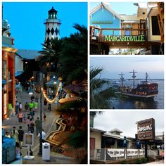 there are many different pictures in this collage, including buildings and people walking on the street