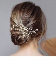 JJ's House Hair Combs Bridal  6.69\"(Approx.17cm) Wedding Hair Accessories 2.37\"(Approx.6cm) Alloy Comb Crystal Pearl Headpieces. #JJ's House #HairCombs #Bridal #Wedding #HairAccessories #Alloy #Comb #Crystal #Pearl #Headpieces Brunette Bridal Hair, Wedding Headpieces, Rhinestone Headpiece, Hair Accessories Wedding, Pearl Hair Combs, Pearl Beading, Pearl Headpiece, Rhinestone Hair Comb, Hair Comb Accessories