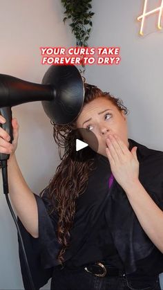 82K views · 3.8K reactions | How to SPEED UP drying time ⏭️

✅ Save for future reference 
✅ Follow @hanzcurls for wavy curly hair tips 

My low porosity hair used to take 40 mins to diffuse dry. But these tips, along with a powerful diffuser that speeds up drying time help:

➡️ Use less curl cream (or other heavy products)- a lot of the time when people say their hair take a long time to dry, the amount of product used is the reason! 
➡️ Remove excess water: I usually scrunch a lot when styling so this removes water, you can also use a curl towel or tshirt but this can remove too much product for some. 
➡️ Begin with a higher heat: I find this really helps set my curls initially and you’re not diffusing with a high heat the entire time 
➡️ Switch to a higher heat once curls have set in pla Curly Hair Transformation, 3a Curly Hair, Really Curly Hair, Low Porosity Hair, Dry Curly Hair, Low Porosity, Low Porosity Hair Products, Curly Hair Tutorial, Hair Porosity