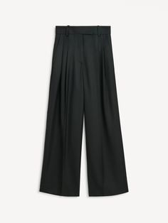 Cymbaria high-waist trousers - Buy Trousers online Chic Full Length Culottes For Formal Occasions, Formal Wide Leg Pants With Belt Loops, Modern Wide Leg Pants With Welt Pockets, Fall Wide Leg Pantsuit With Pressed Crease, Fall Wide-leg Pantsuit With Pressed Crease, Full Length Culottes For Work, Elegant Fitted Wide Leg Culottes, Loosely Fitted Wide Leg Pants For Work, Modern Wide Leg Pants With Pressed Crease