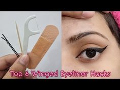 How To Do Cat Eyes Eyeliner, Diy Wing Eyeliner, Diy Cat Eye Stencil Winged Liner, How To Do Eyeliner Wings, How To Put Winged Eyeliner, Diy Winged Eyeliner, How To Draw Winged Eyeliner, How To Do Wings Eyeliner For Beginners