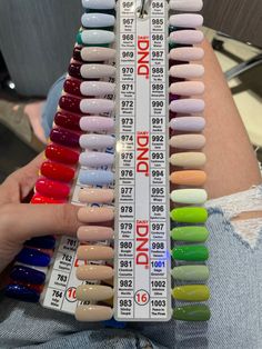 Dnd Swatches, Nail Swatches, Colorful Nail, Color Nails