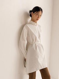 Composition : COTTON 100Color : WHITECountry of Origin : CHINA White Shirt Dress, Jumpsuit Dress, Dress Outfits, Shirt Dress, Composition, Jumpsuit, China, The Originals, Clothes For Women