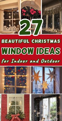 beautiful christmas window ideas for indoor and outdoor