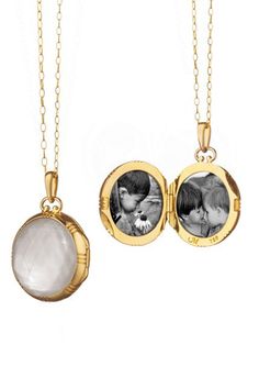 MONICA RICH KOSANN-Petite Mother Of Pearl Locket Necklace-YELLOW GOLD Monica Rich Kosann Jewelry, Pearl Locket, Monica Rich Kosann, Gold Outfit, Marissa Collections, Fine Jewels, Rock Crystal, Locket Necklace, Shop Necklaces