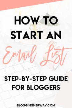 an email list with the title how to start an email list