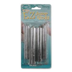 the ez hemp rings are set in silver foil and have four different sizes