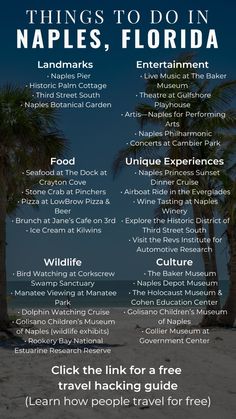 the top things to do in naples, florida