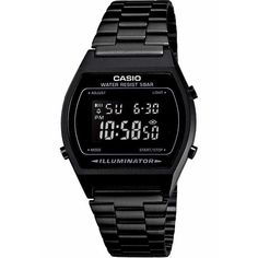 Casio Vintage Digital Black Casio Black Watch, Casio Digital, Casio Vintage, Mens Digital Watches, Mens Watches Black, Metal Straps, Buy Watches, Unisex Watches, Black Bracelets