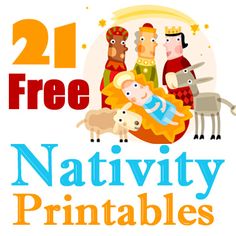 the nativity printables are available for all ages